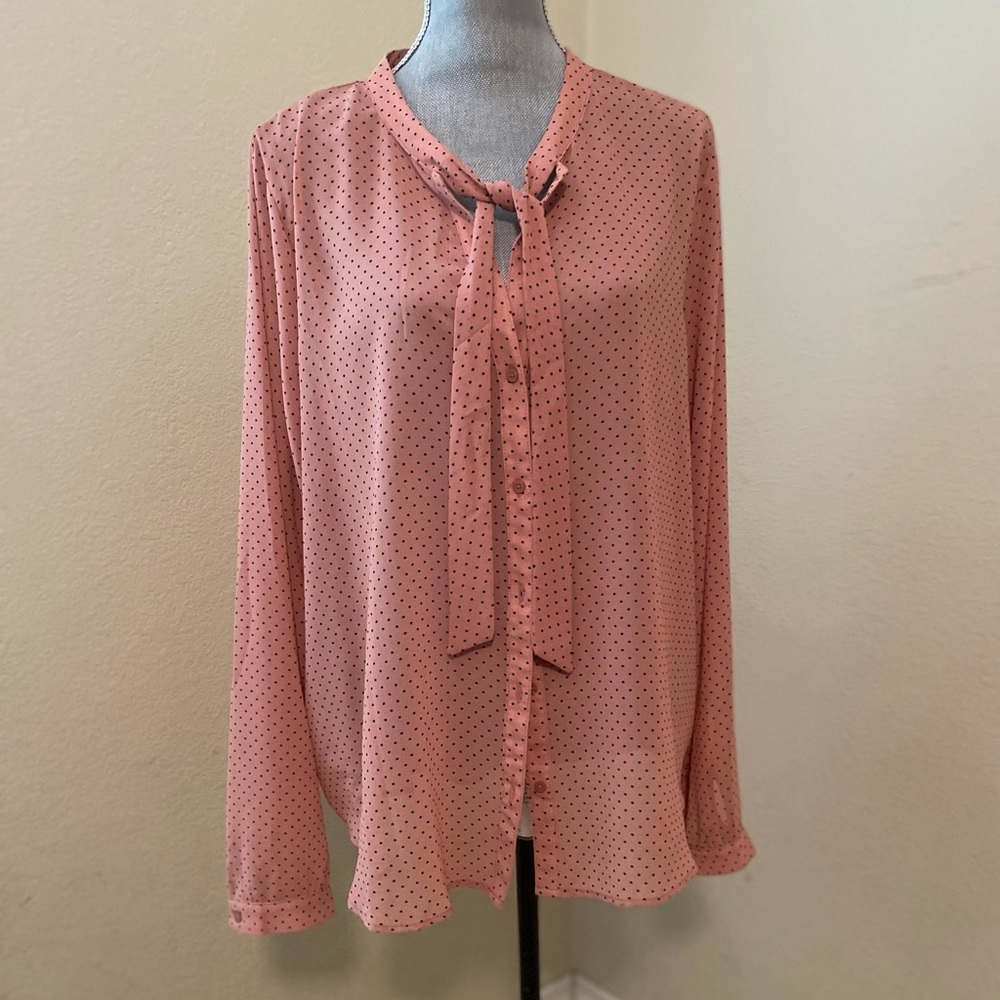 Polka dot blouse